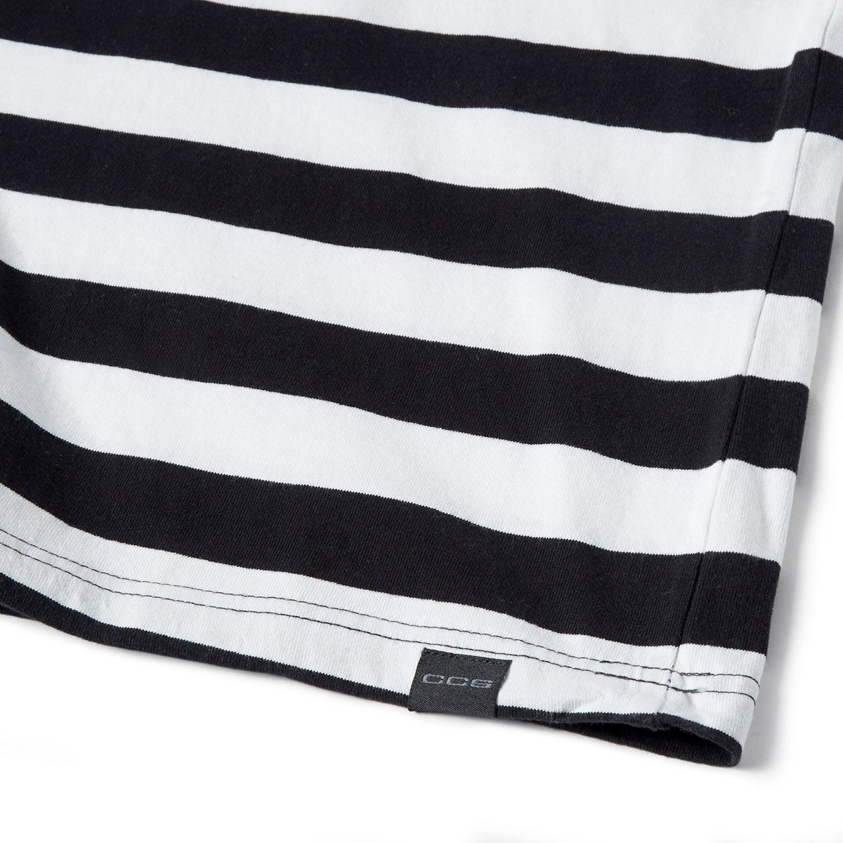 CCS Heavier Stripe T-Shirt - Black/White