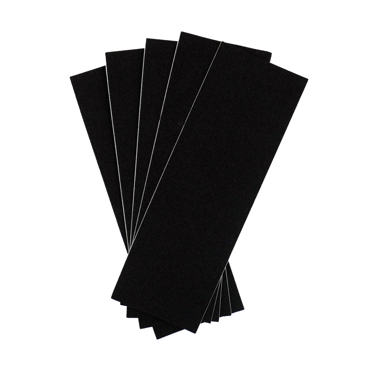 SlushCult That 5 Pack Of Slim Fingerboard Grip Tape - Black