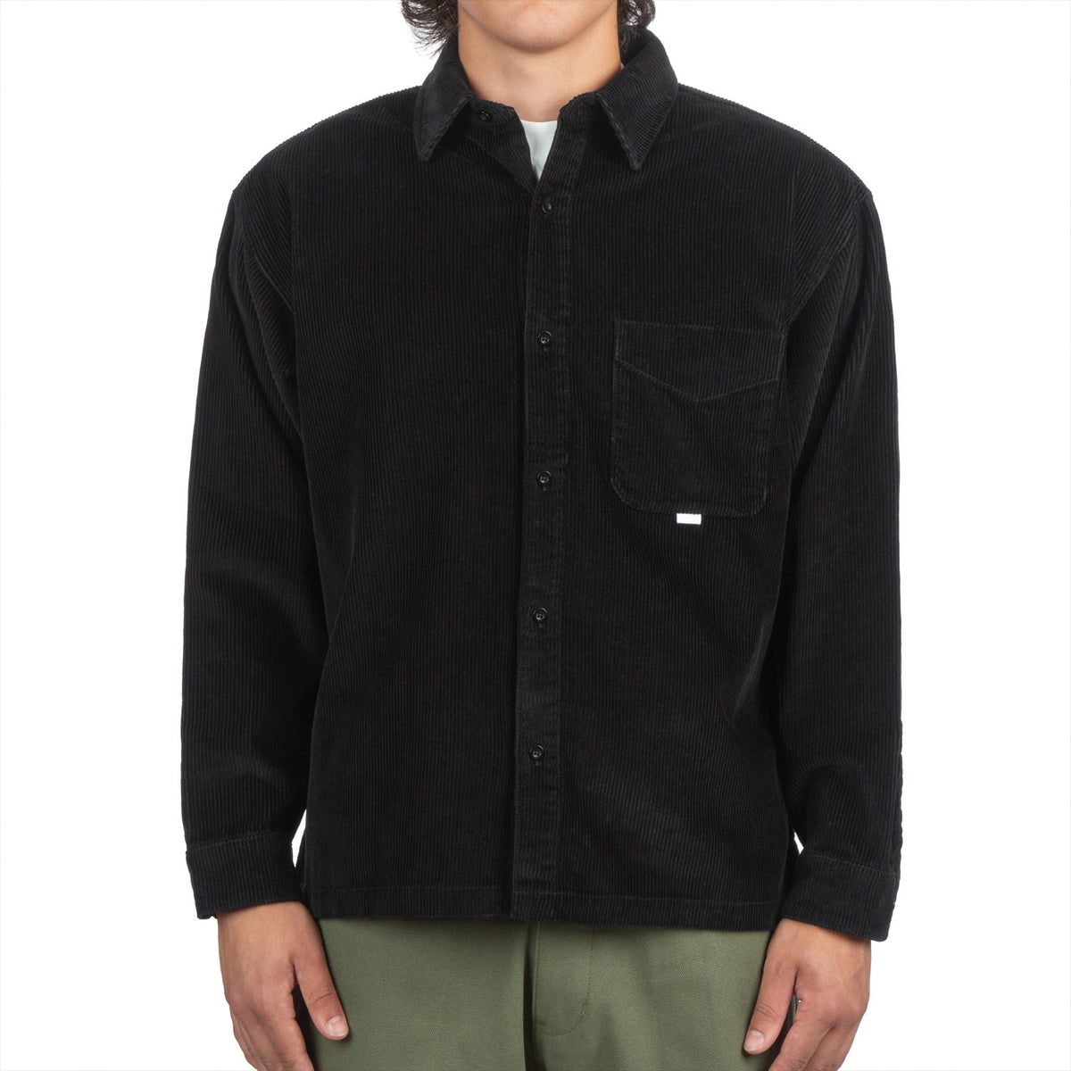 CCS Box Corduroy Shirt - Black