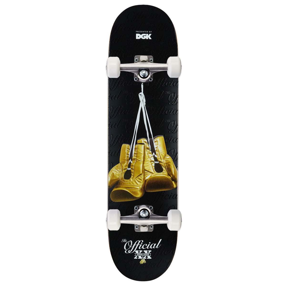 DGK It's Official Gloves Skateboard Complete - Embossed - 8.06"