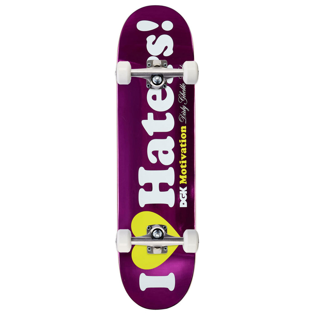 DGK Haters Skateboard Complete - Purple Foil - 8.06"
