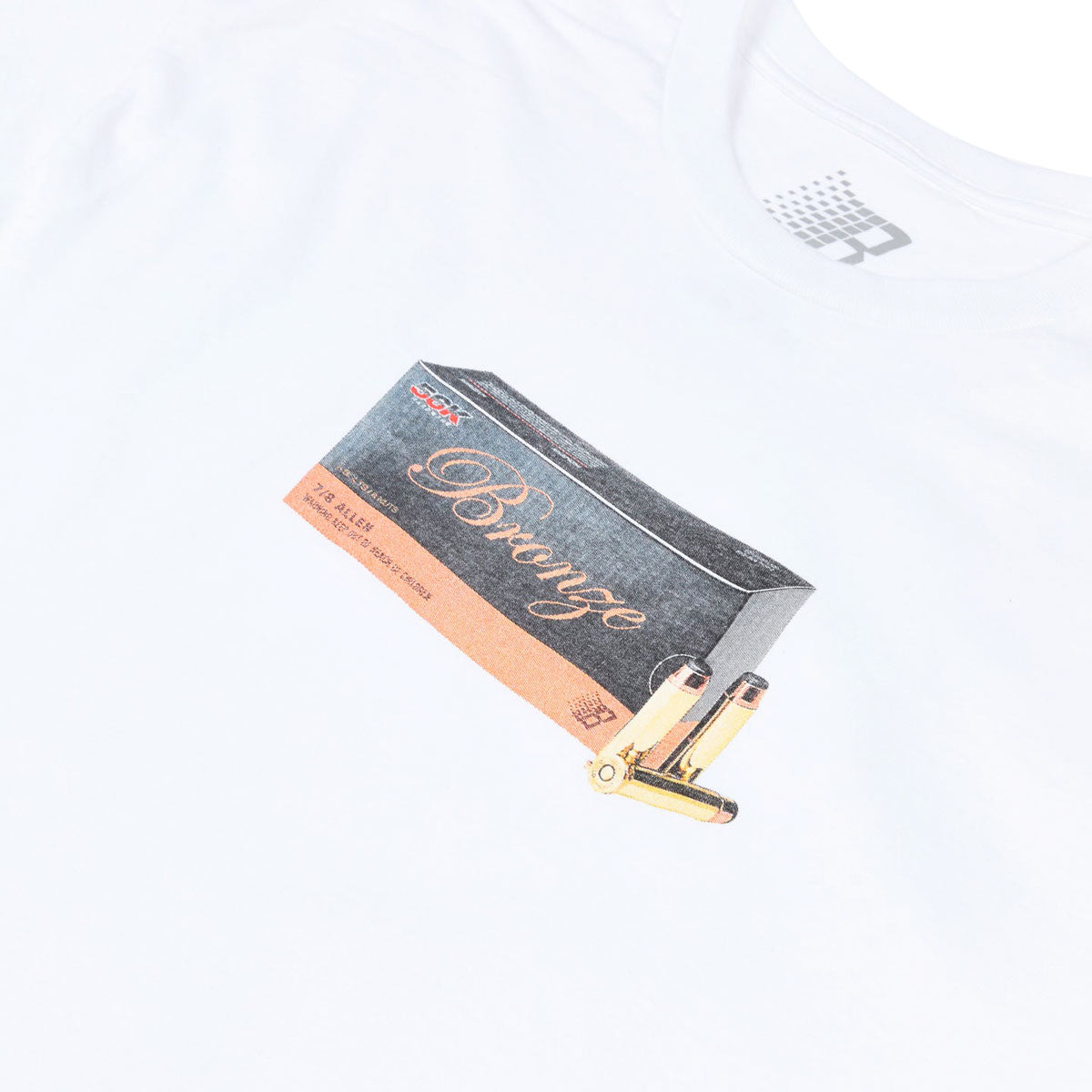 Bronze 56k Bullet T-Shirt - White
