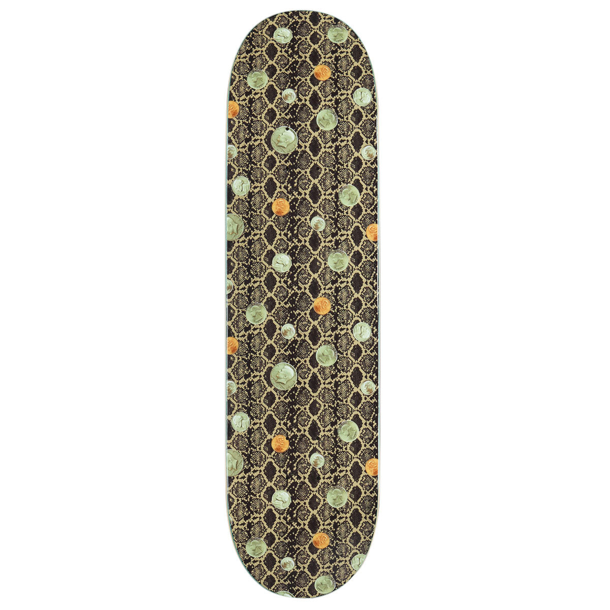 Bronze 56k Loose Change Skateboard Deck - 8.25"