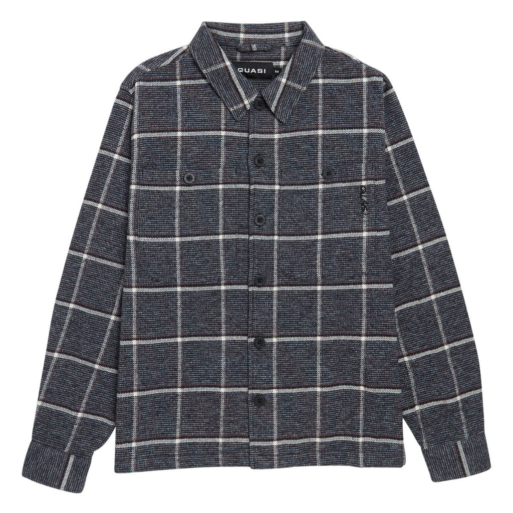 Quasi Nome Long Sleeve Button Up Shirt - Peat