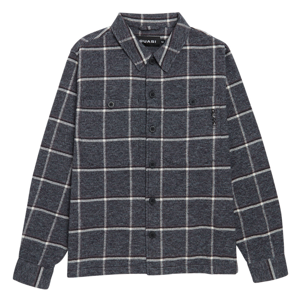 Quasi Nome Long Sleeve Button Up Shirt - Peat