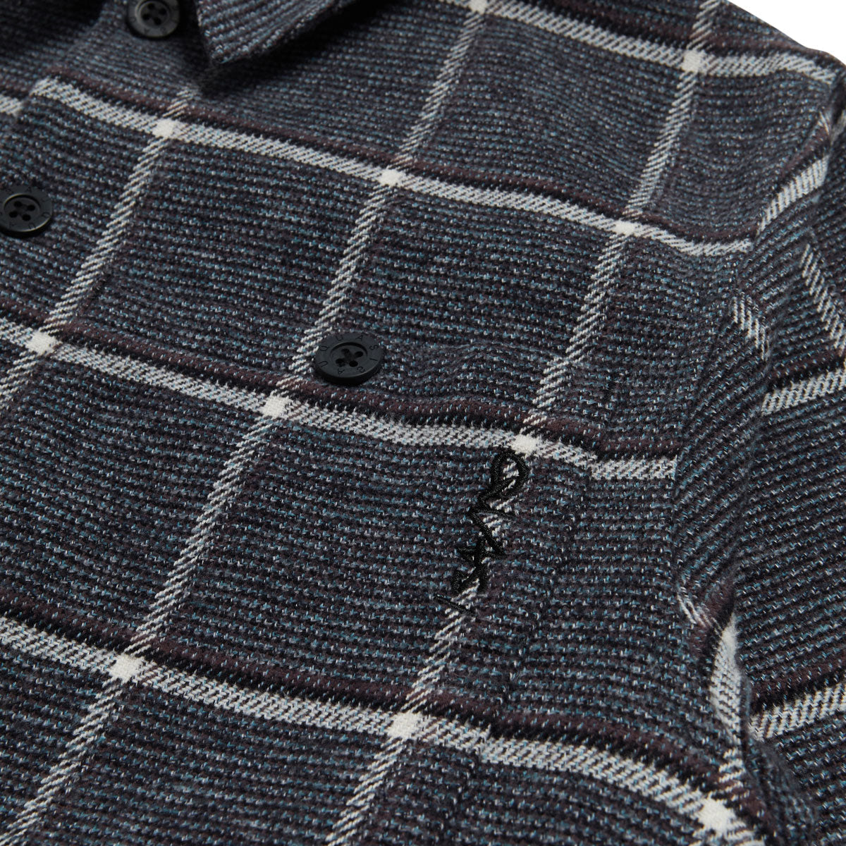 Quasi Nome Long Sleeve Button Up Shirt - Peat