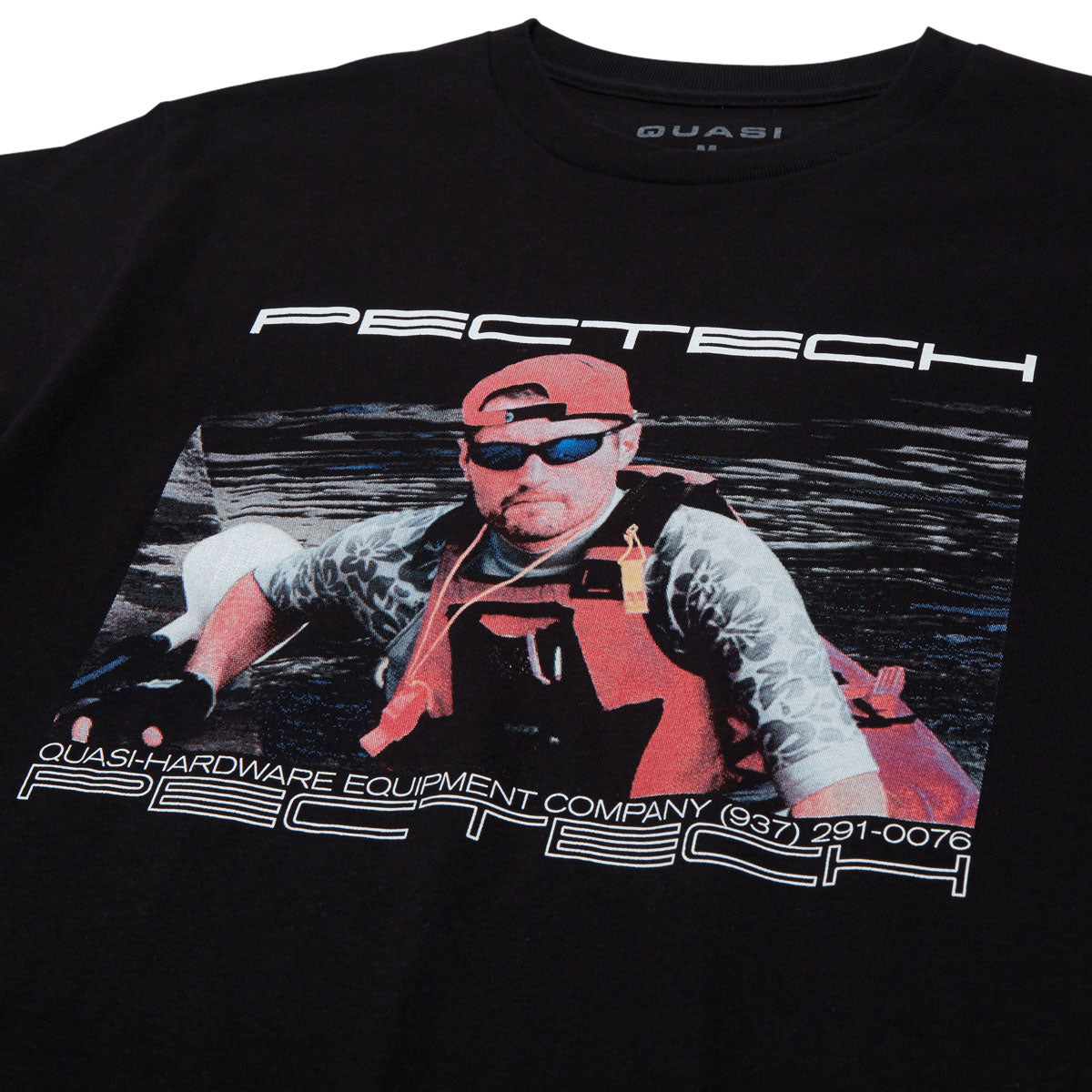 Quasi Pectech T-Shirt - Black