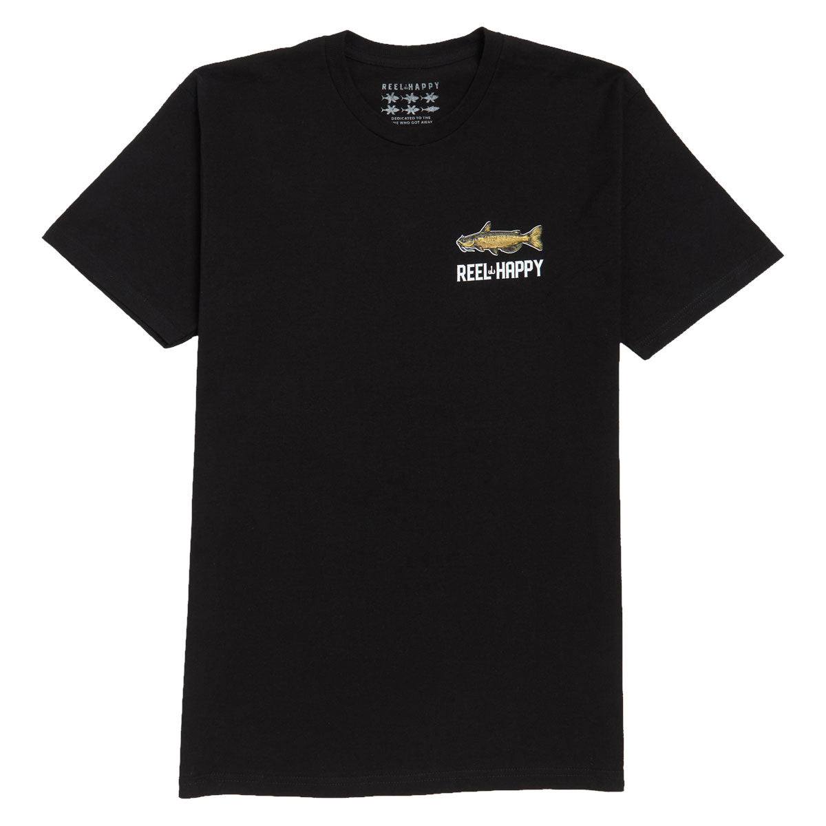 Reel Happy Freshies T-Shirt - Black