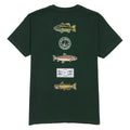 Reel Happy Freshies T-Shirt - Forest Green
