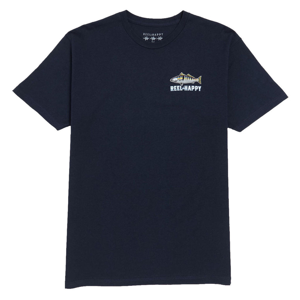 Reel Happy I See Ghosts T-Shirt - Navy
