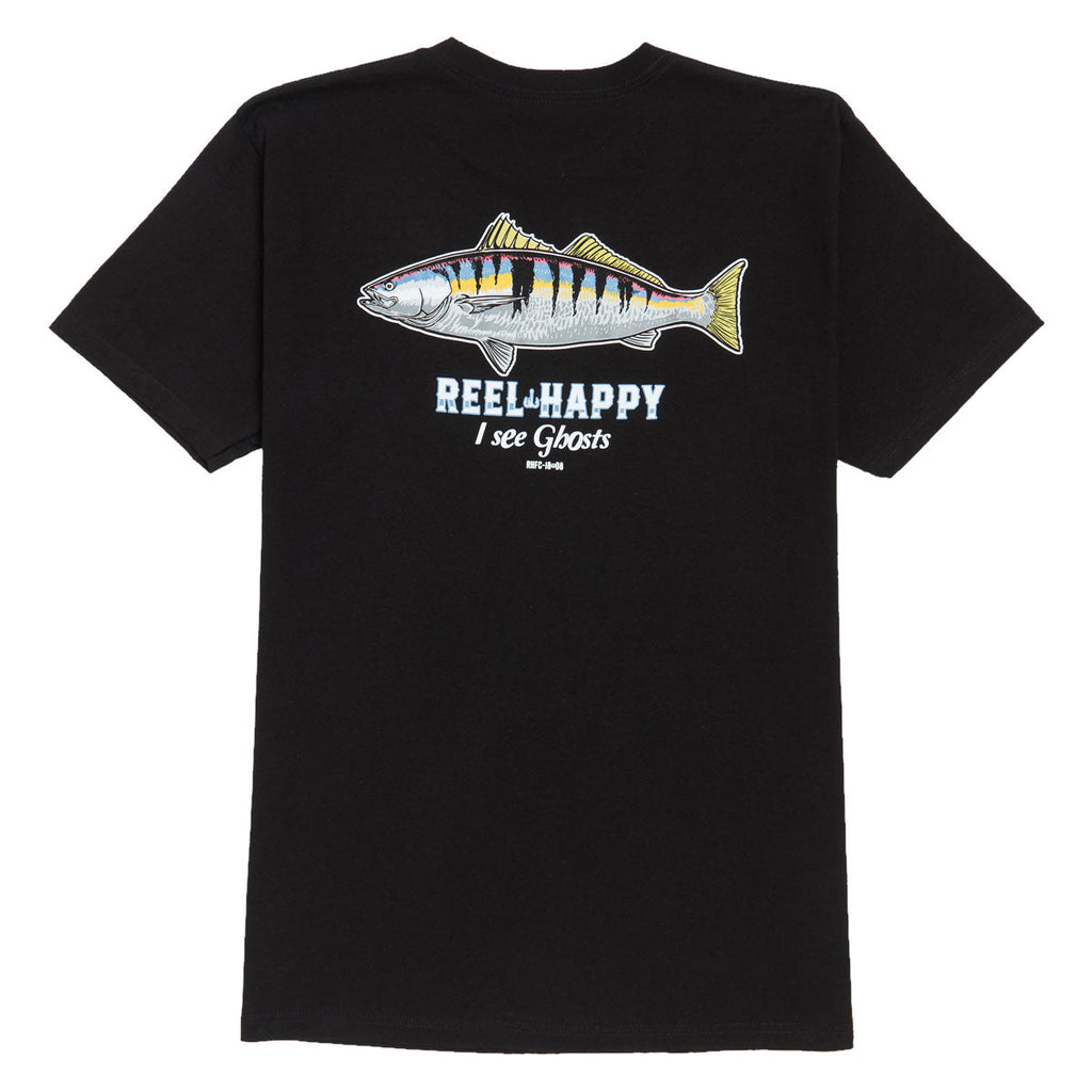 Reel Happy I See Ghosts T-Shirt - Black