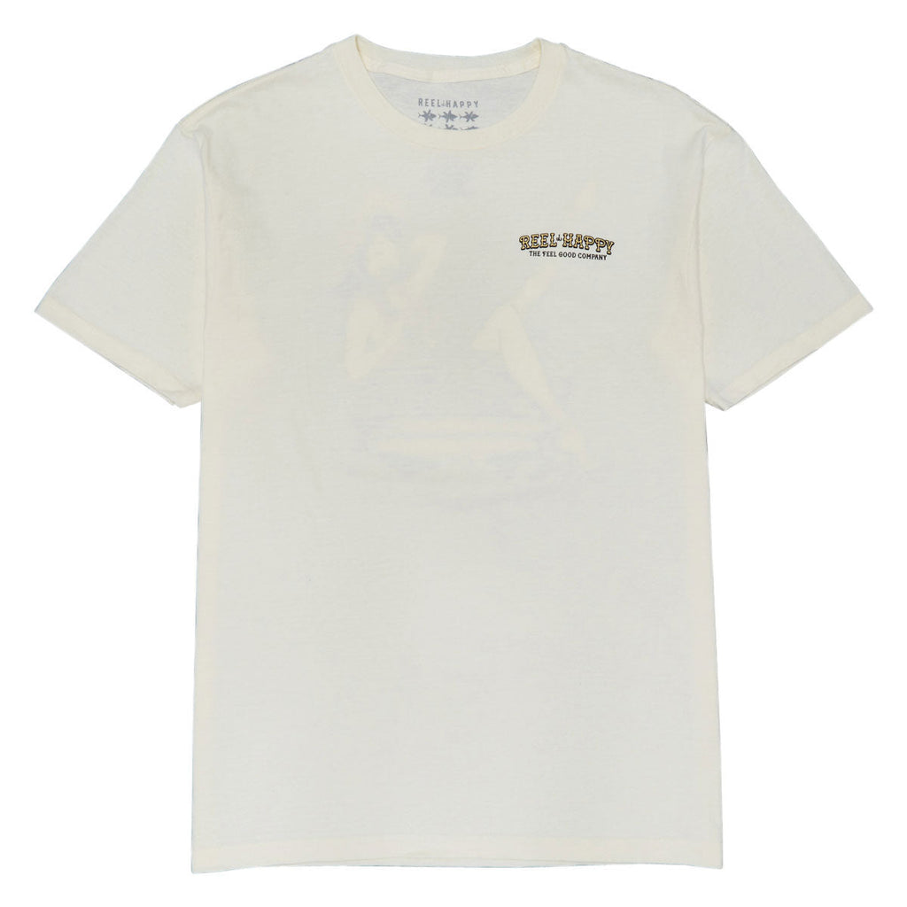 Reel Happy Easy Life T-Shirt - Natural