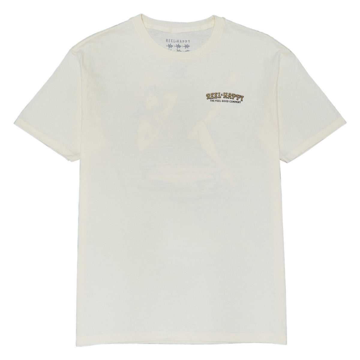 Reel Happy Easy Life T-Shirt - Natural
