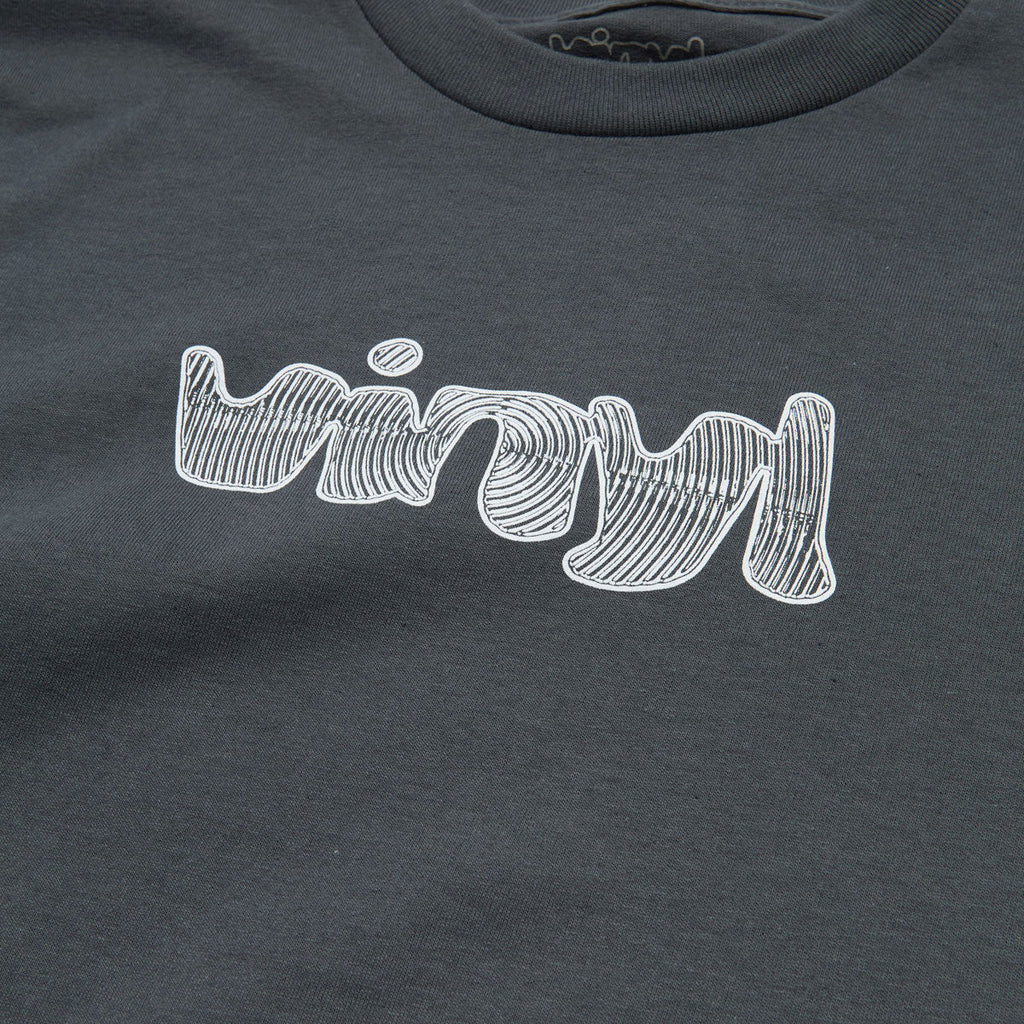 Vinyl Spiral Logo T-Shirt - Charcoal Grey