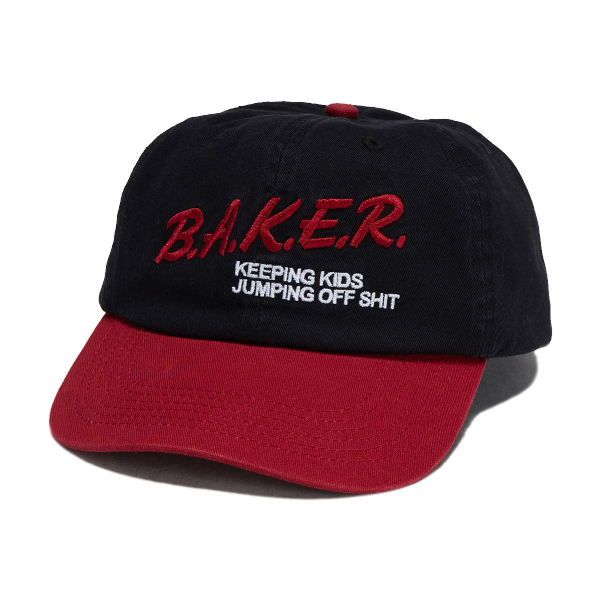Baker Narc Dad Hat - Black/Red