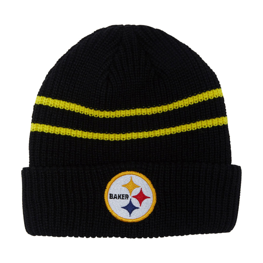 Baker Stealing Beanie - Black/Yellow
