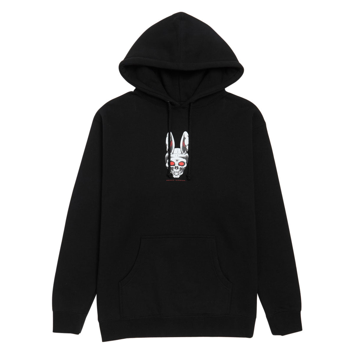 Birdhouse Rabbit Skull Hoodie - Black