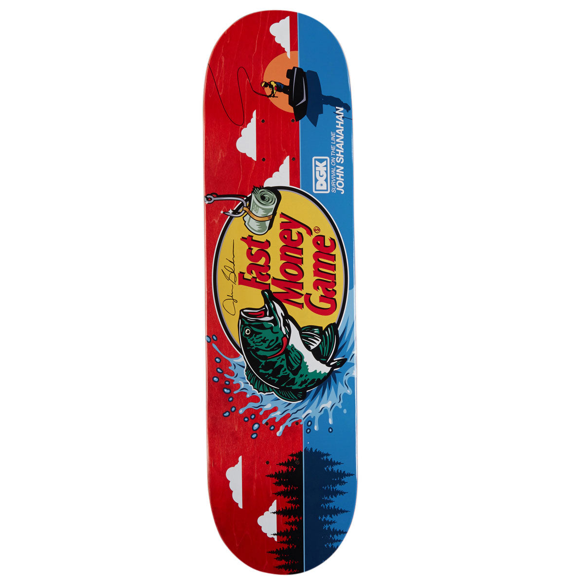 DGK Fast Money Shanahan Skateboard Deck - 8.25"