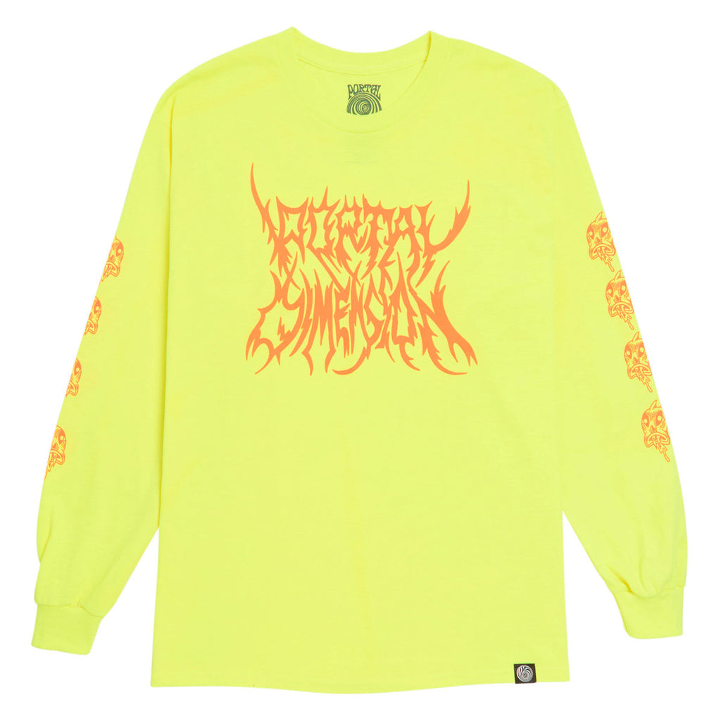 Portal Dimension Drool Long Sleeve T-Shirt - Yellow