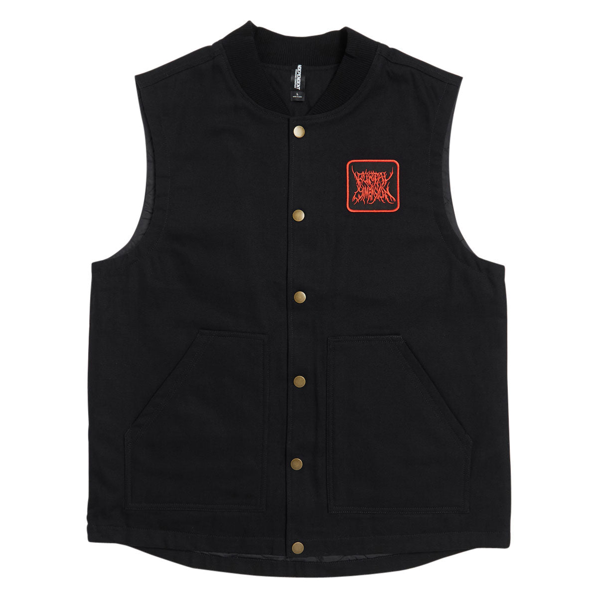 Portal Dimension Cracked Vest - Black