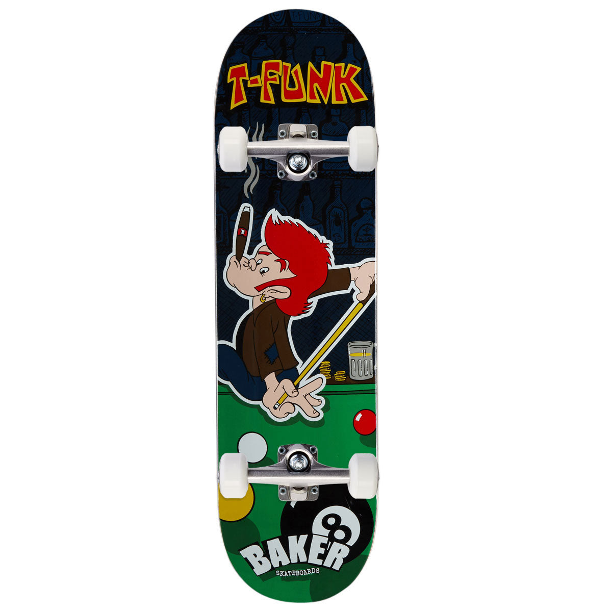 Baker T-Funk Pleasure Island Skateboard Complete - 8.50"