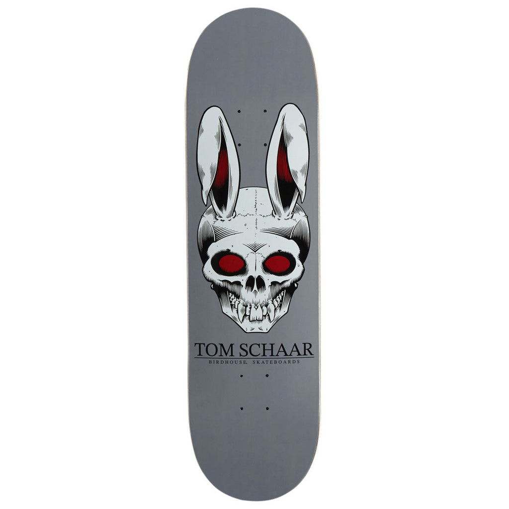Birdhouse Tom Scharr Rabbit Skull Skateboard Deck - 8.38"