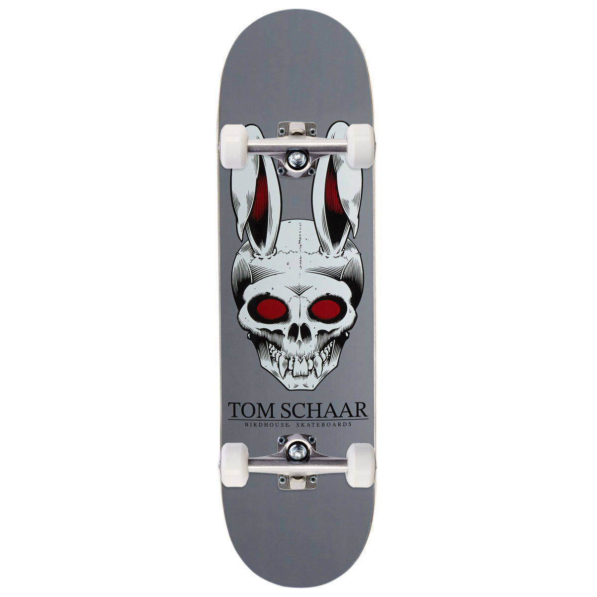 Birdhouse Tom Scharr Rabbit Skull Skateboard Complete - 8.38"