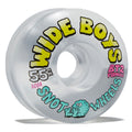 Snot Wide Boys 101a Skateboard Wheels - Clear/Yellow - 55mm