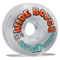 Snot Wide Boys 101a Skateboard Wheels - Clear/Orange - 57mm
