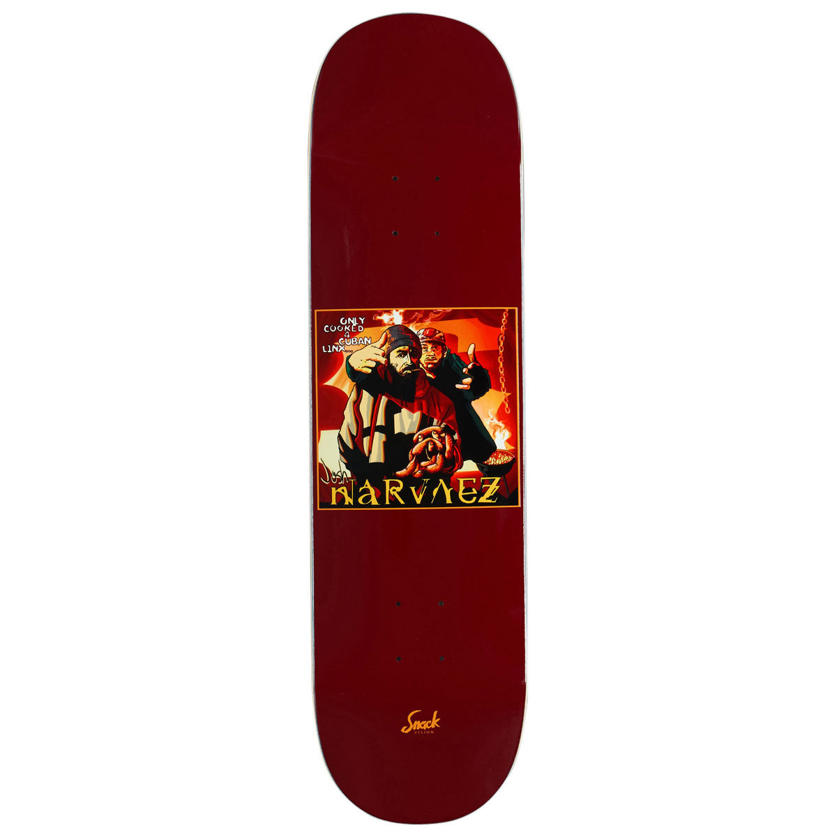 Snack Narvaez Cuban Linx Skateboard Deck - 8.25"