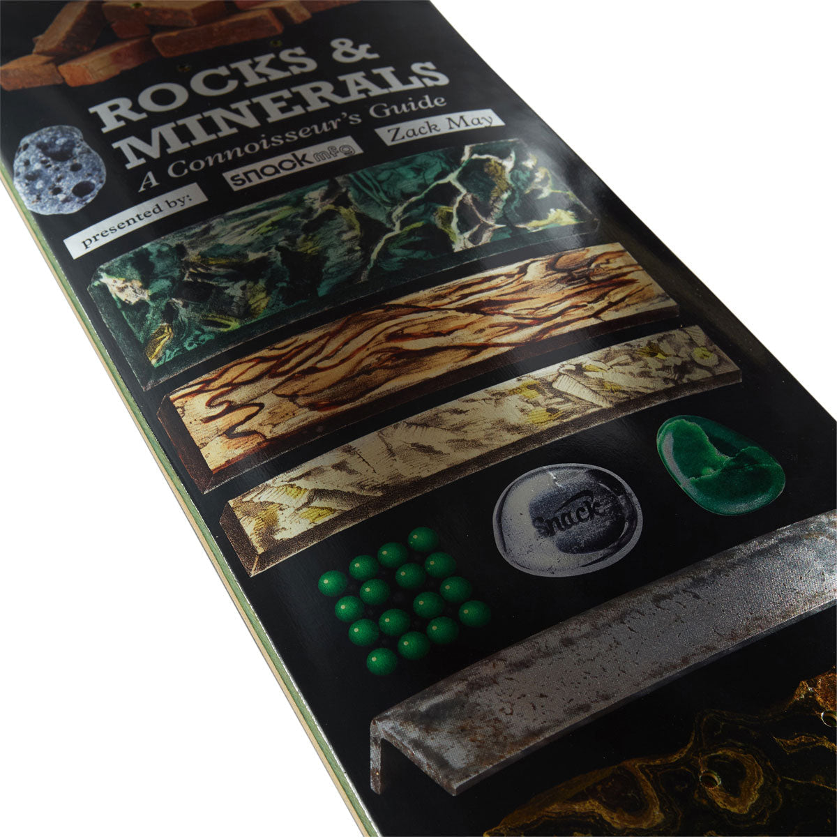 Snack May Rocks And Minerals Skateboard Complete - 8.38"