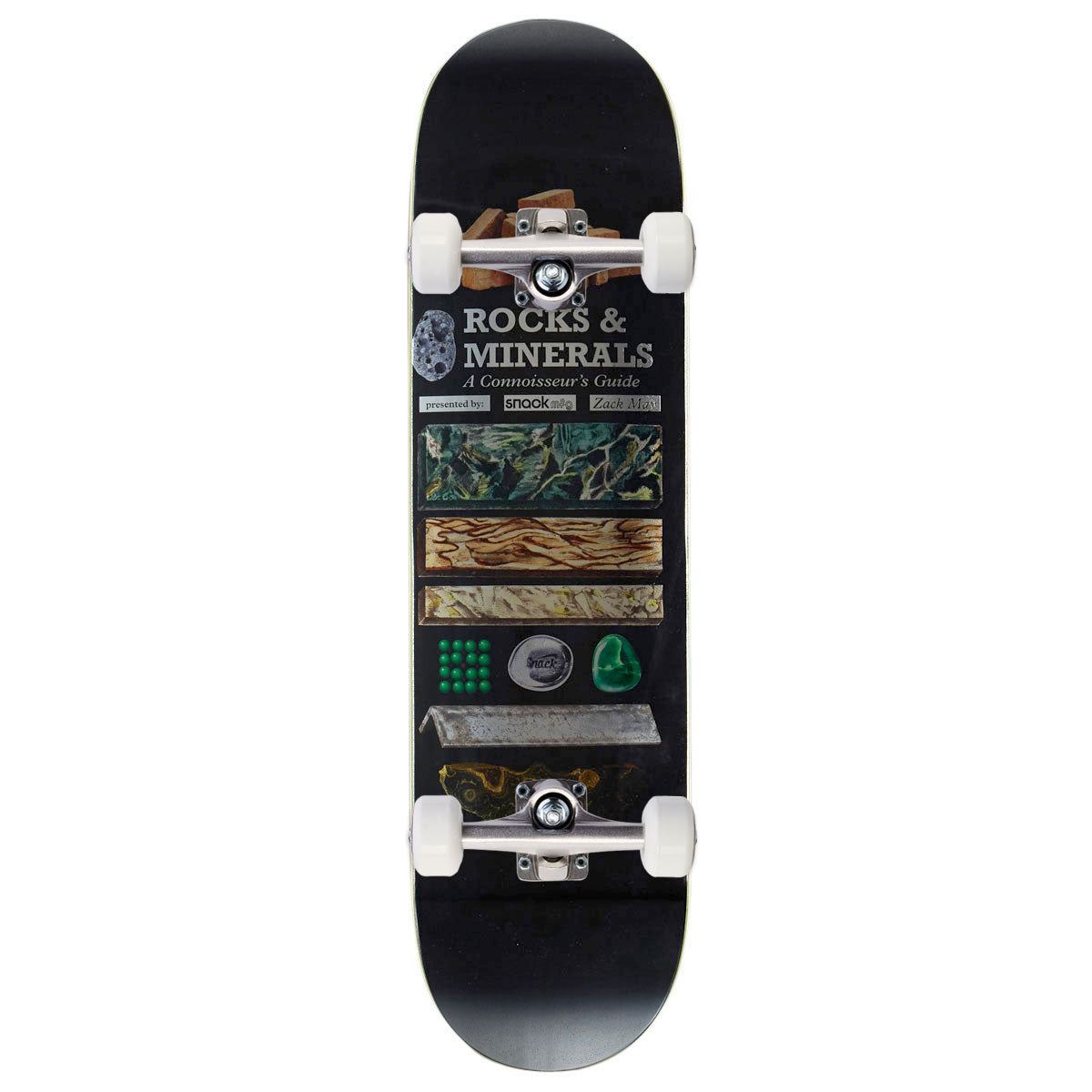 Snack May Rocks And Minerals Skateboard Complete - 8.38"