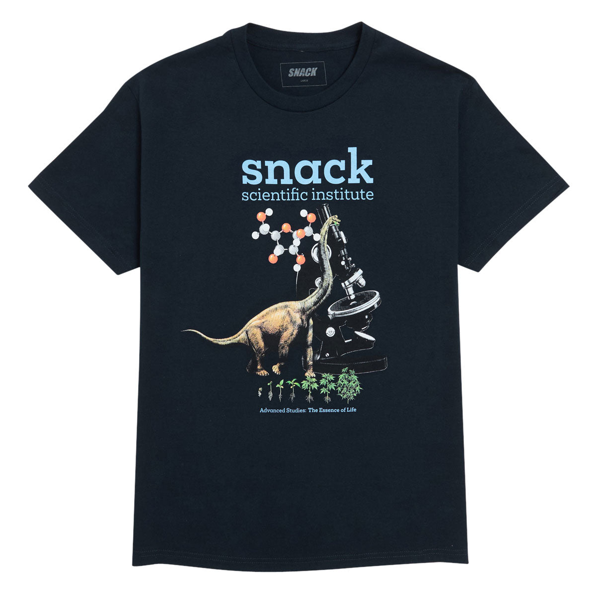 Snack Scientific Institute T-Shirt - Navy