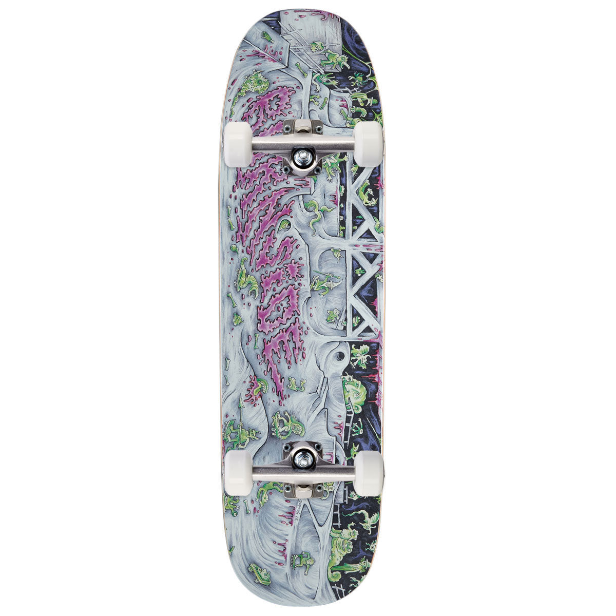 Burnside 35 Years By Quigg Square Tail Skateboard Complete - 9.00"