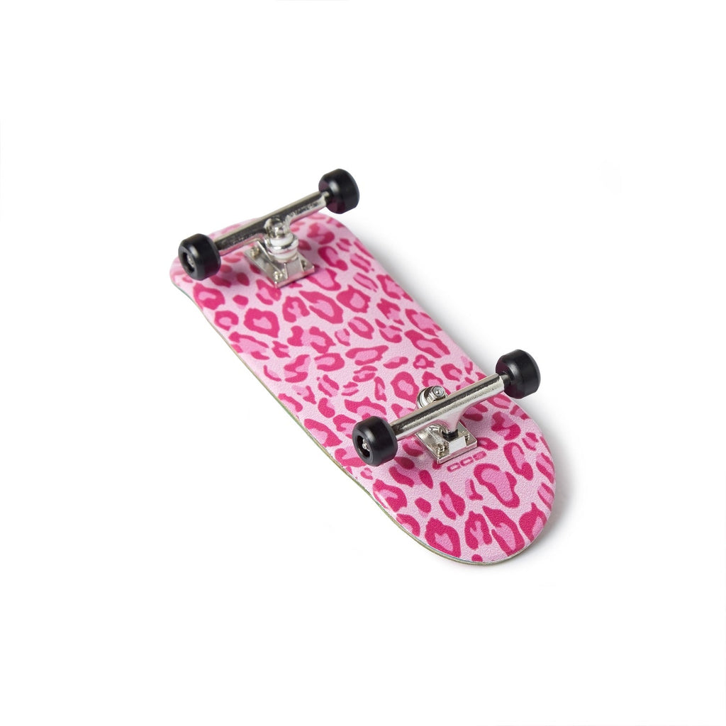 CCS Leopard Fingerboard Complete - Pink - 34mm x 100mm