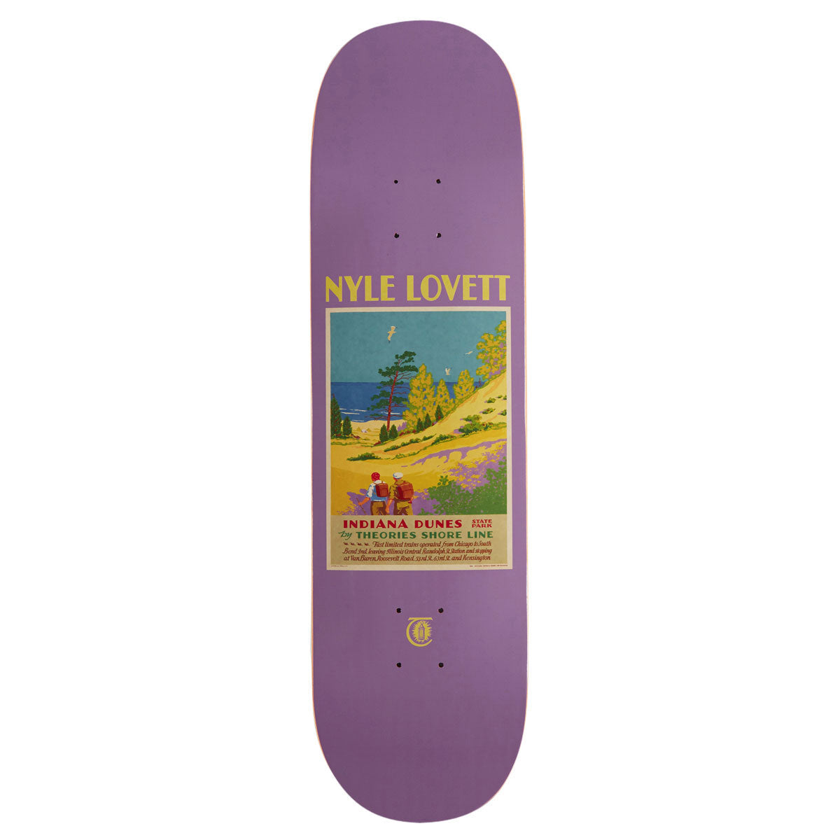 Theories Nyle Lovett Dunes Skateboard Deck - 8.50"