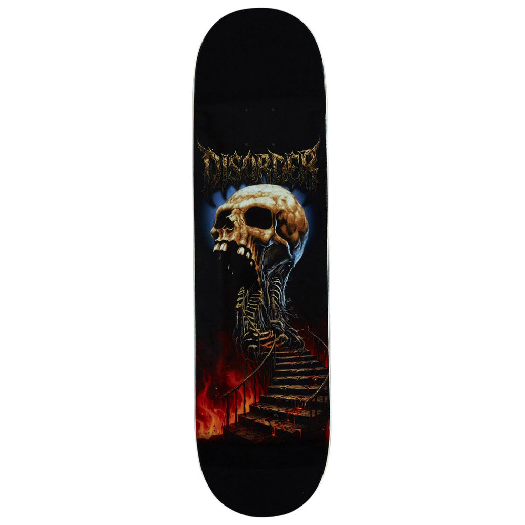 Disorder Stairway To Hell Skateboard Deck - Black - 8.25"