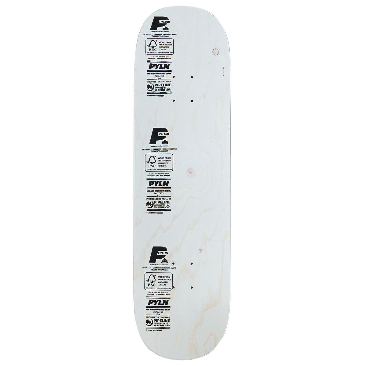 Pylon Plywood Skateboard Deck - 8.625"