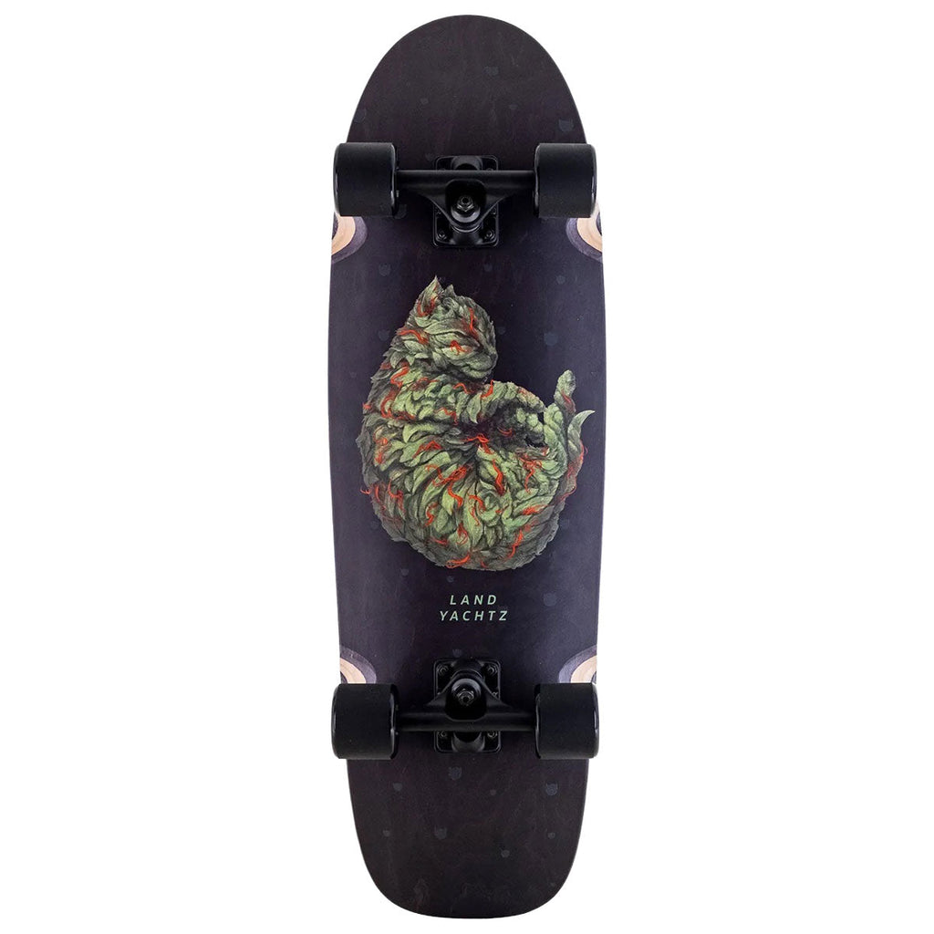 Landyachtz Raft Meowijuana Pre-Built Longboard Cruiser Complete