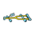 Black Label Crutch Sticker - Assorted