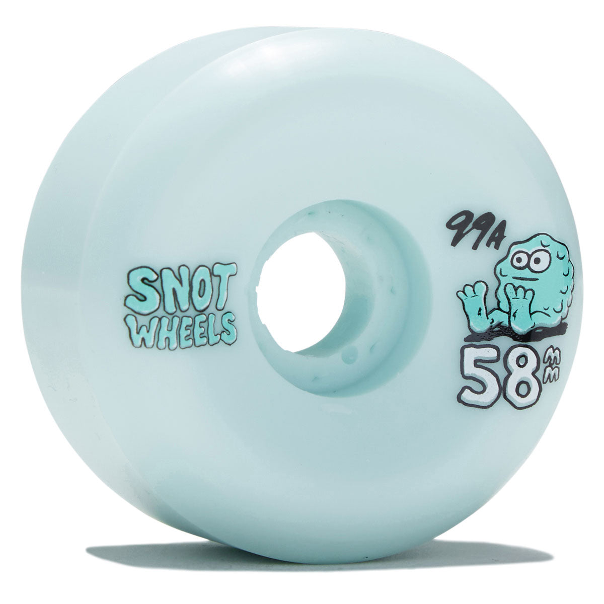 Snot Team Conicals 99a Skateboard Wheels - Teal - 58mm
