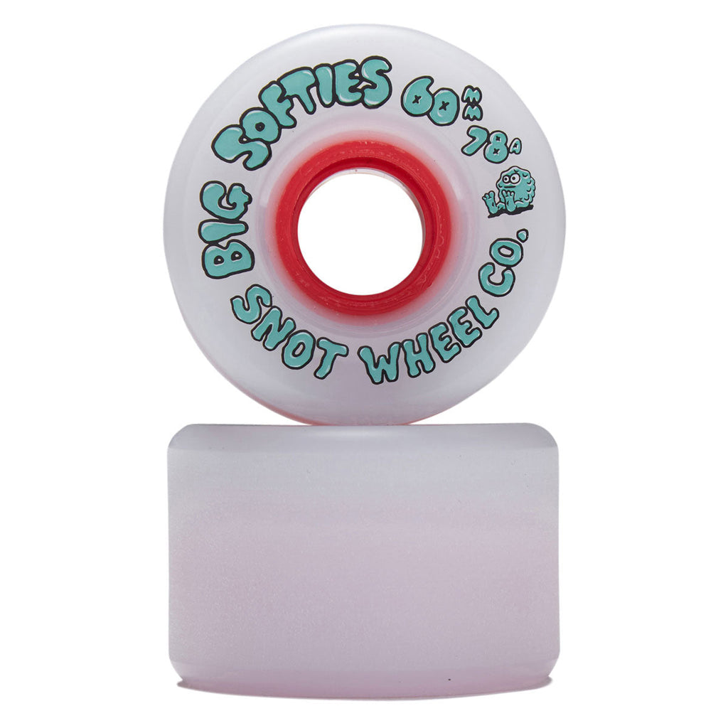 Snot Big Softies 78a Skateboard Wheels - Pink - 60mm