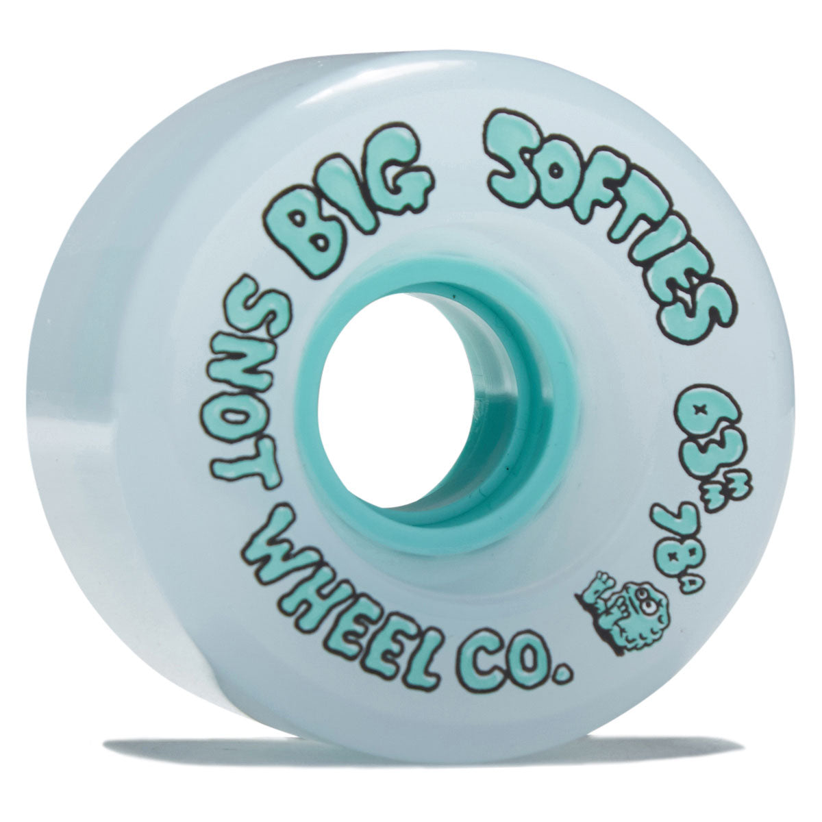 Snot Big Softies 78a Skateboard Wheels - Teal - 63mm