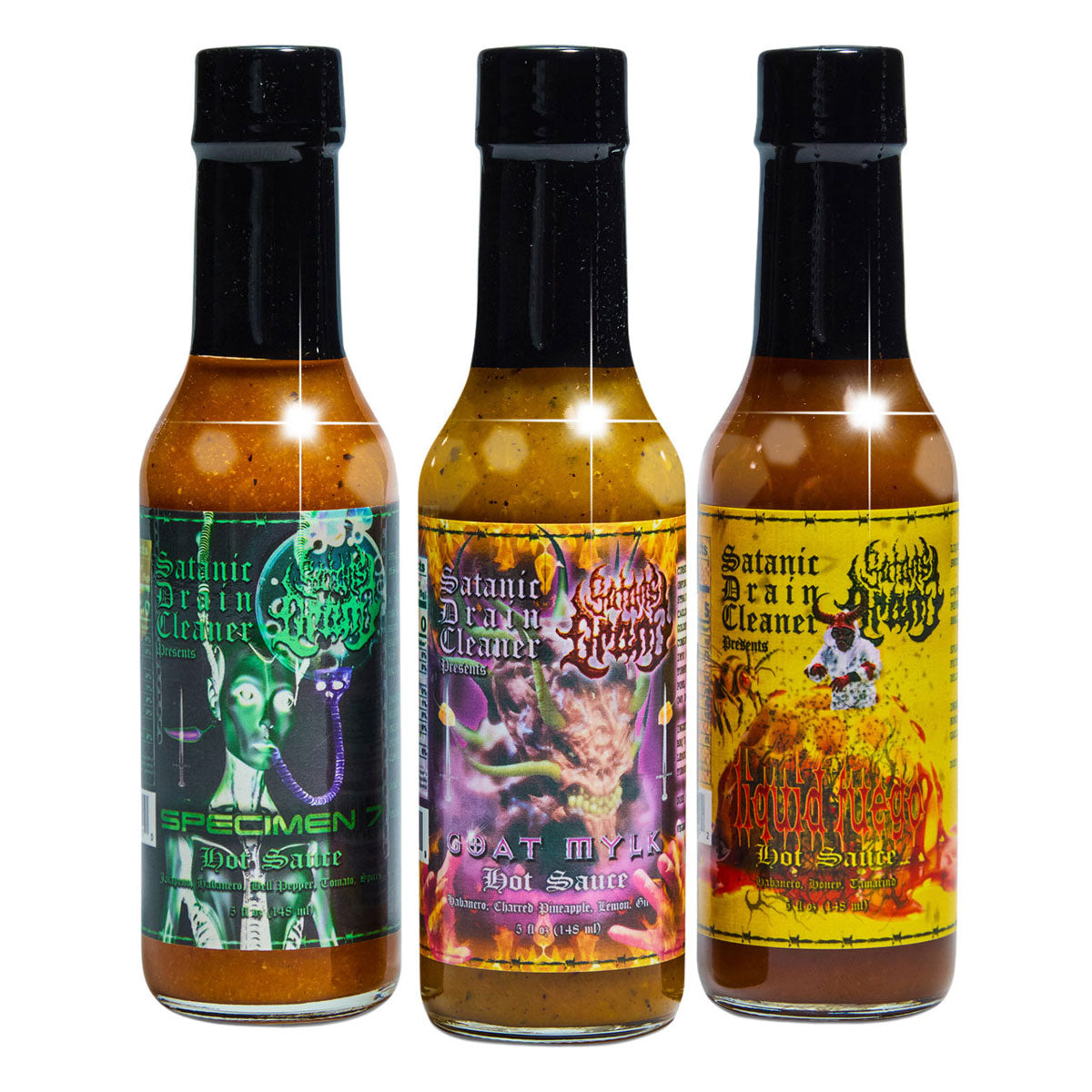 Satan's Drano Hot Sauce Bundle