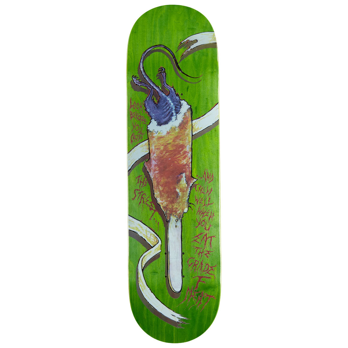 Bacon Corn Dog Skateboard Deck - 8.75"