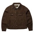One Of These Days Lined Trucker Jacket - Washed Brown Denim