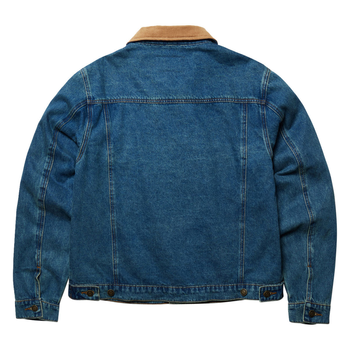 One Of These Days Lined Trucker Jacket - Washed Denim