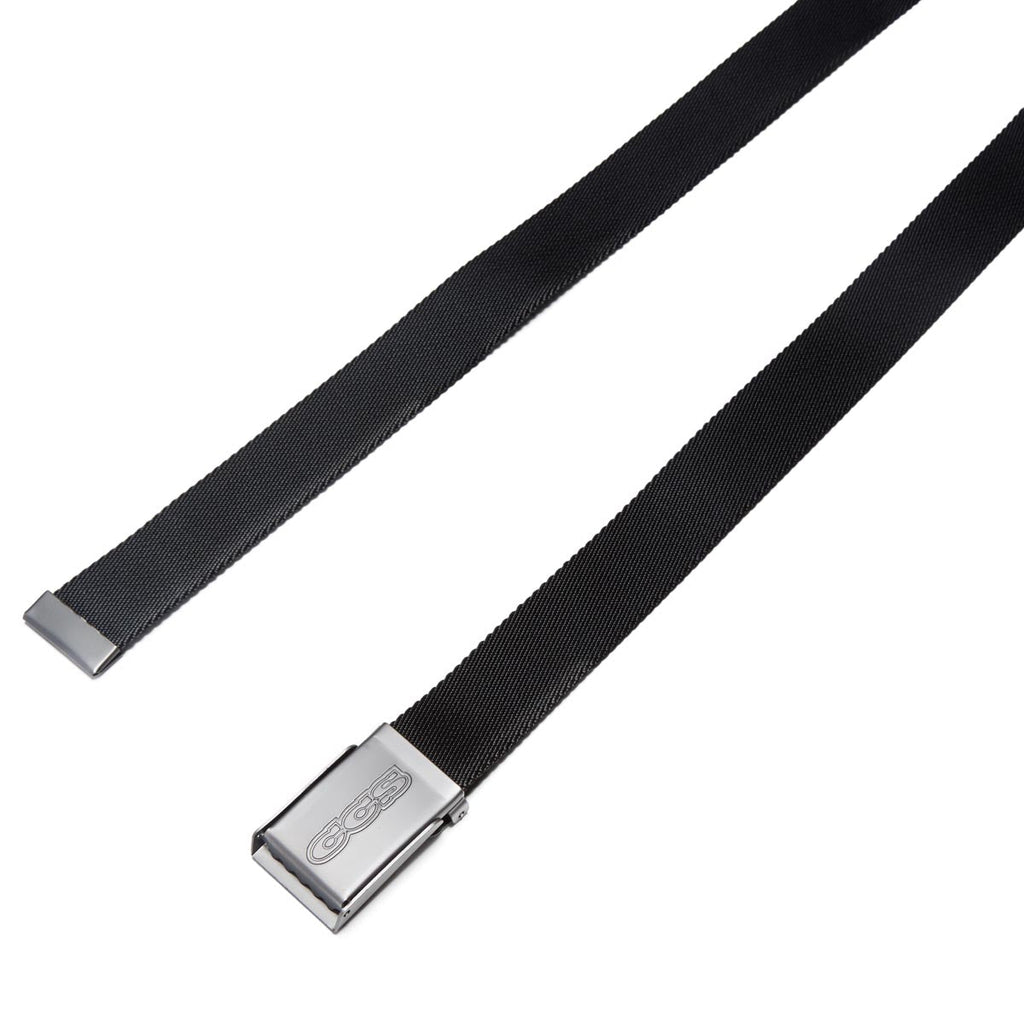 CCS Gunmetal 96 Logo Web Belt - Black