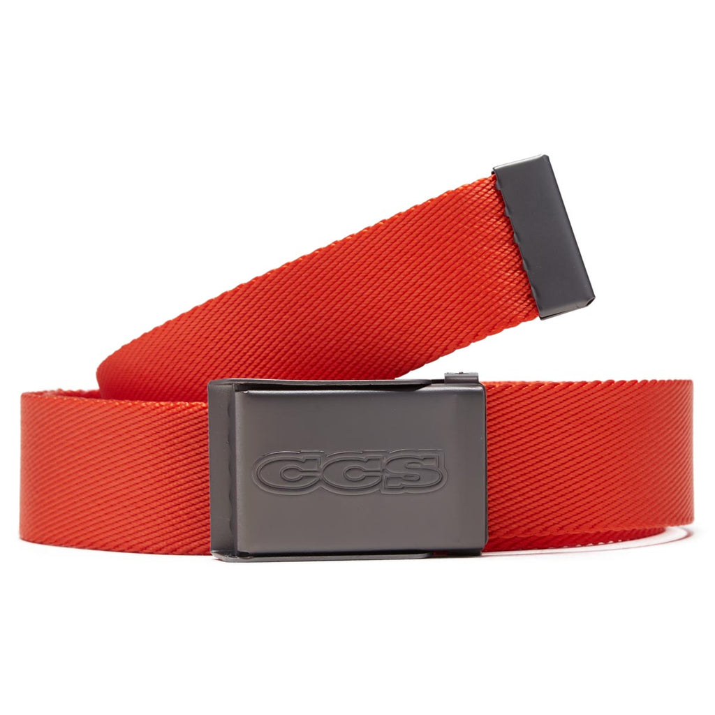 CCS Gunmetal 96 Logo Web Belt - Orange