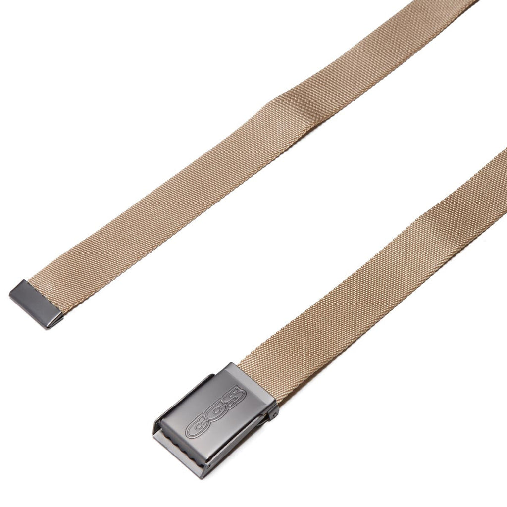 CCS Gunmetal 96 Logo Web Belt -  Tan